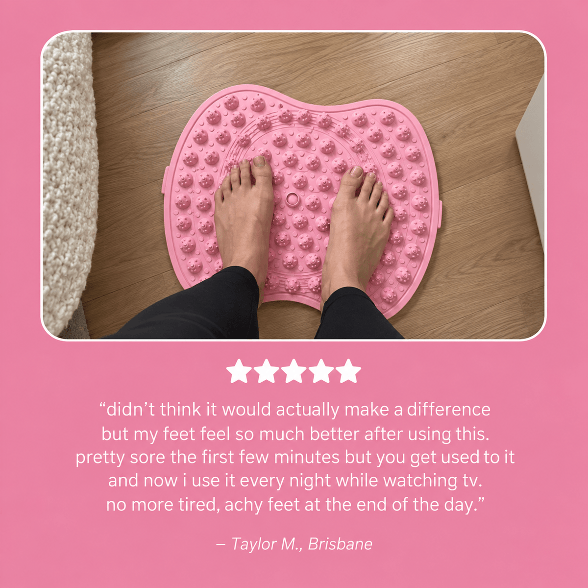 Relaxur™ Acupressure Foot Massage Pad